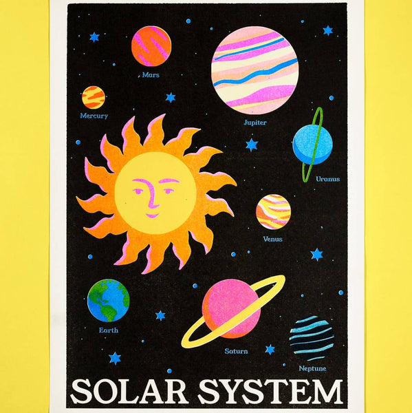 Solar System Risograph