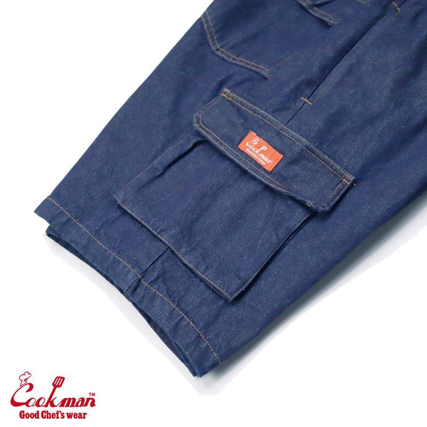 Cookman Chef Short Pants Cargo: Denim - Navy