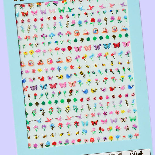 Nail Art Stickers - Teeny Flowers