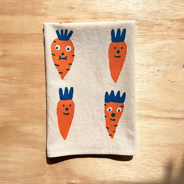 Carrot Tea Towel
