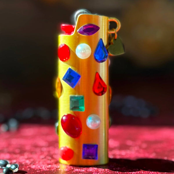 Bejeweled Lighter Case