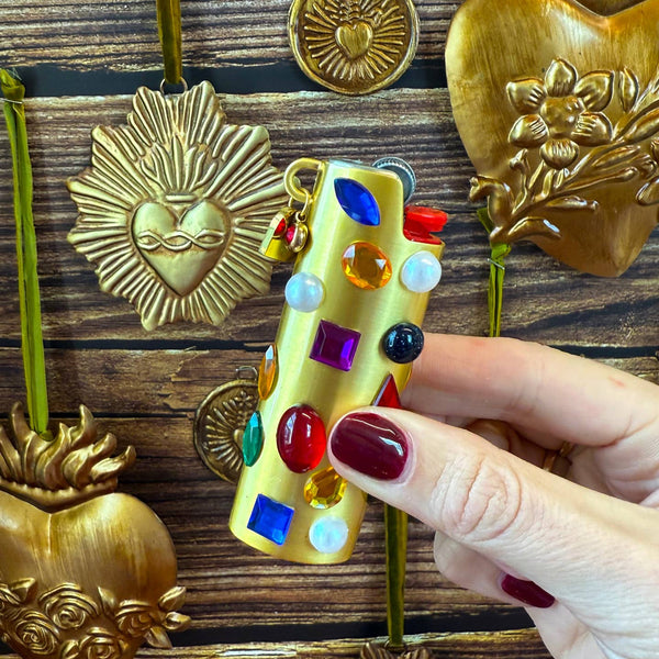 Bejeweled Lighter Case