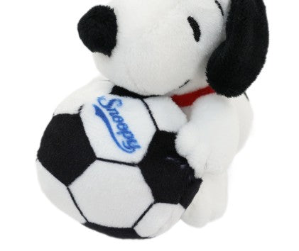 Snoopy Soccer Ball Plush Keychain