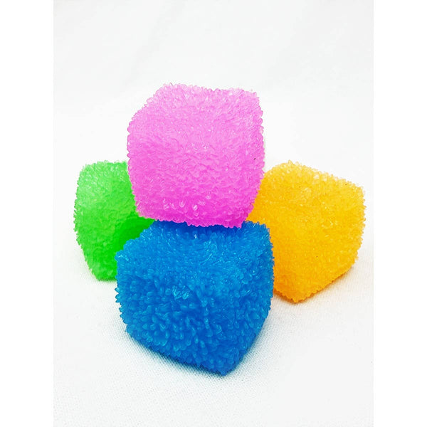 Textured Ice Cube Squishy Toy