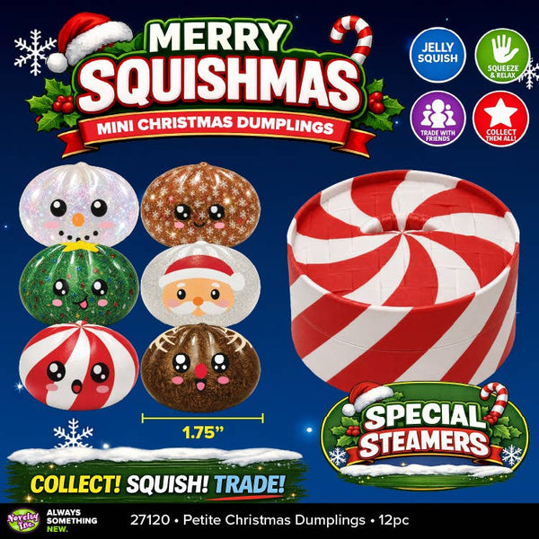 Fun Doh Mini Christmas Dumpling Squishy Toy