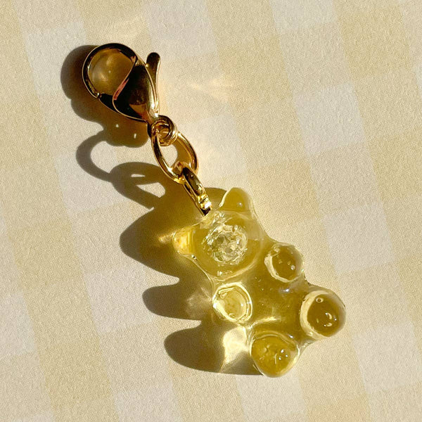 Pineapple Gummy Bear Bag Charm