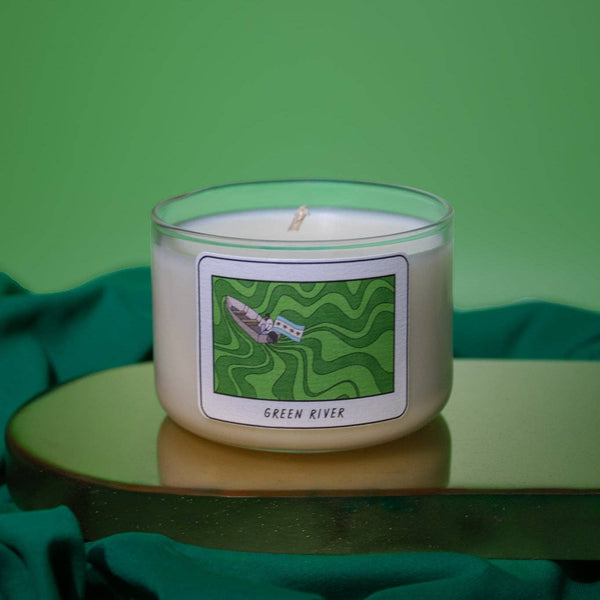 Green River - Chicago St. Patrick's Day Mini Candle