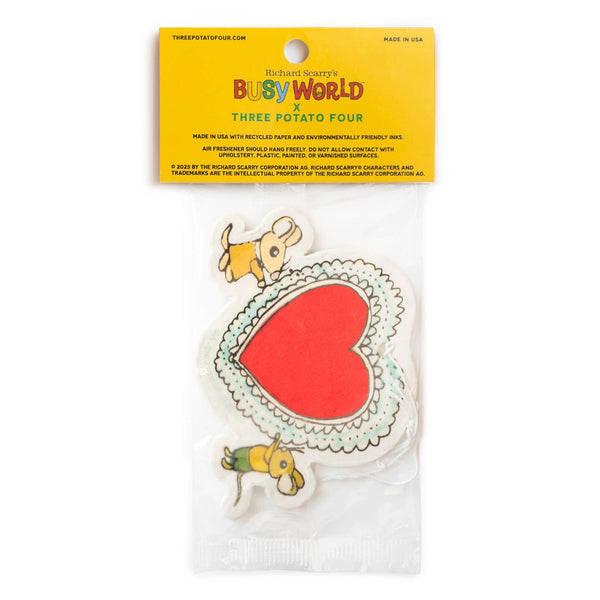 Richard Scarry Mice Heart Air Freshener