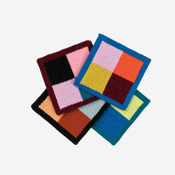 Color Patch Coaster Set - Sport
