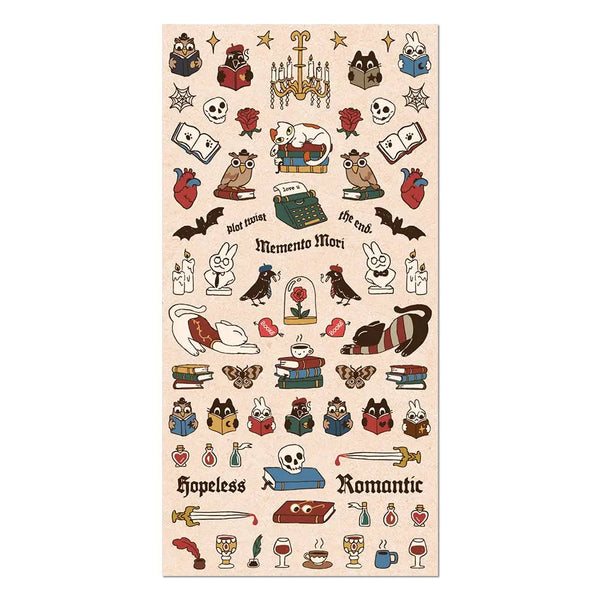 Dark Academia Sticker Sheet