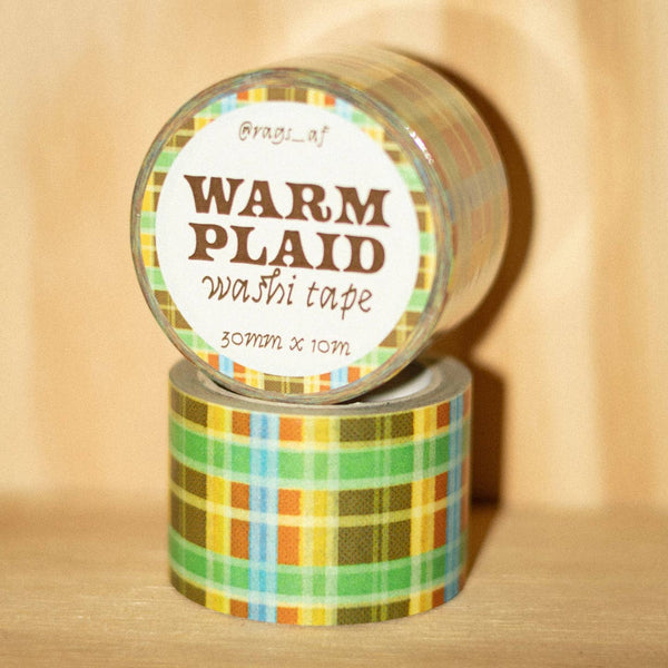 Warm Plaid! Washi Tape