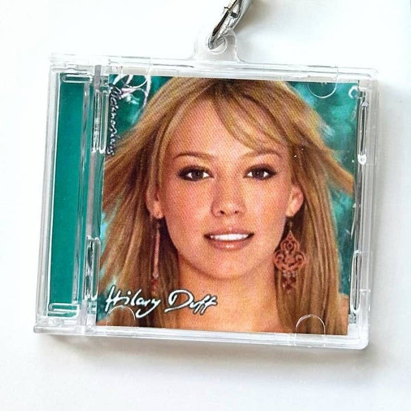 'Hit Clips' Mini CD Case Keychain - Hilary Duff