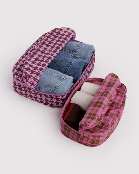 Packing Cube Set - Check Mix