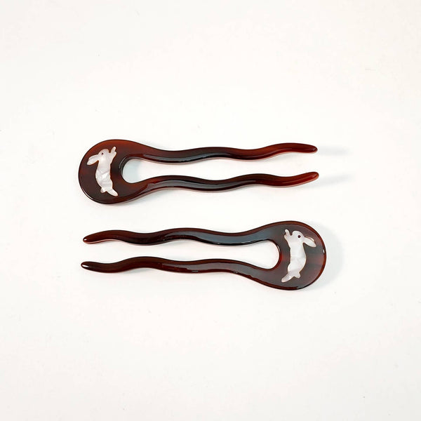 Rabbit French Pin - Mahogany