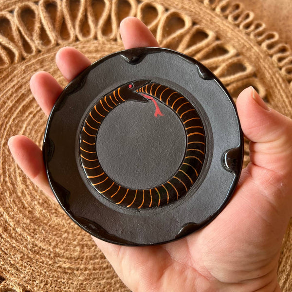 Ouroboros Ceramic Trinket Dish