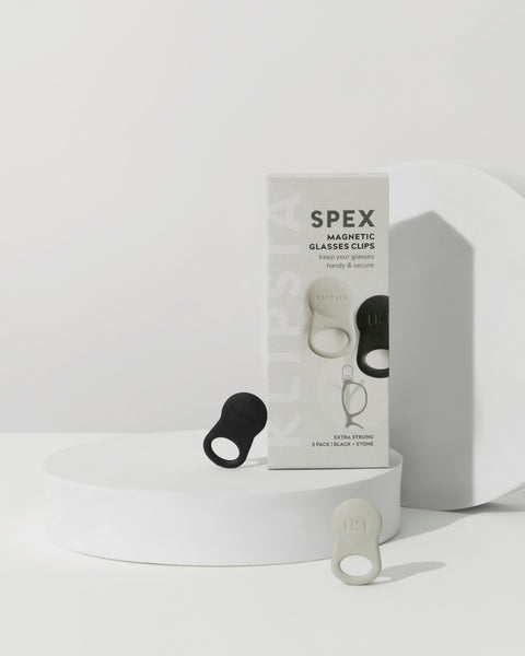 Spex Glasses Clips - Black & Stone