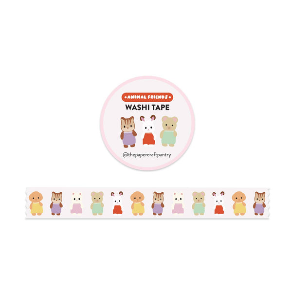 Animal Friends Washi Tape