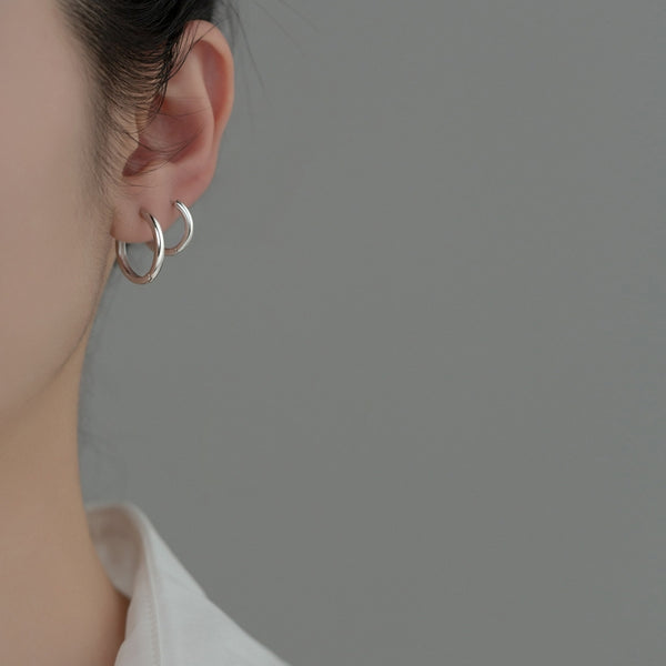 Minimalist Huggie Hoop Earrings
