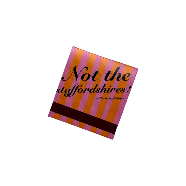 Not the Staffordshires! Matchbook
