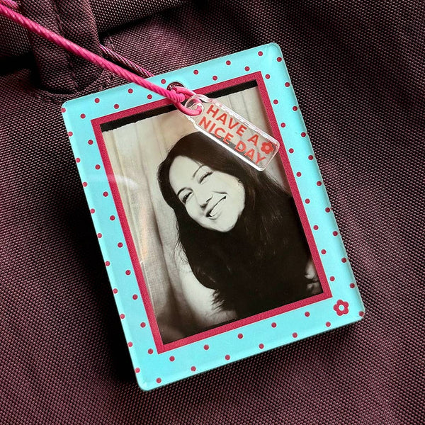 Photo Frame Keychain - Baby Blues
