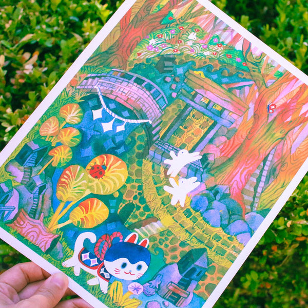 'Somewhere Deep in the Forest' Art Print