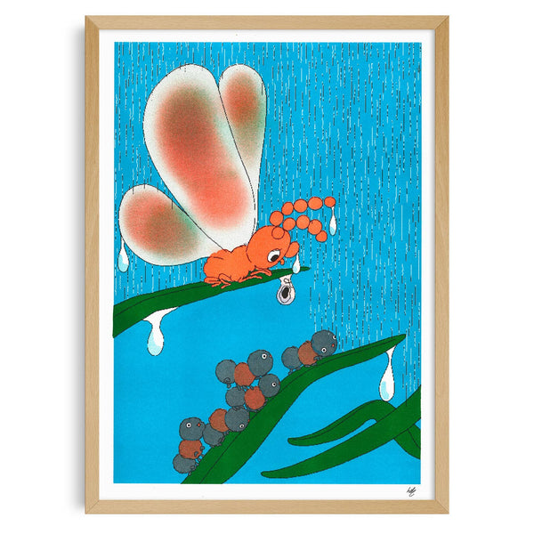 If I Could Change Back Risograph Print