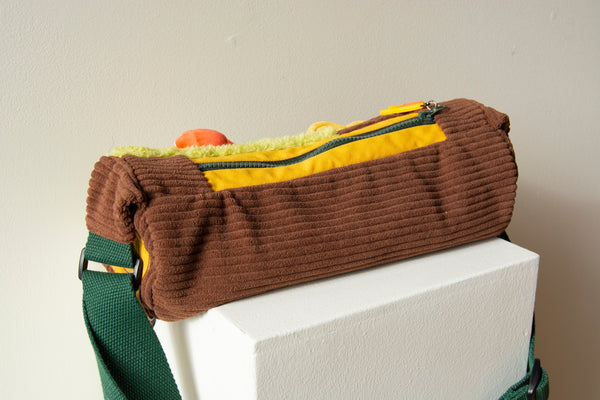 Corduroy Log Bag