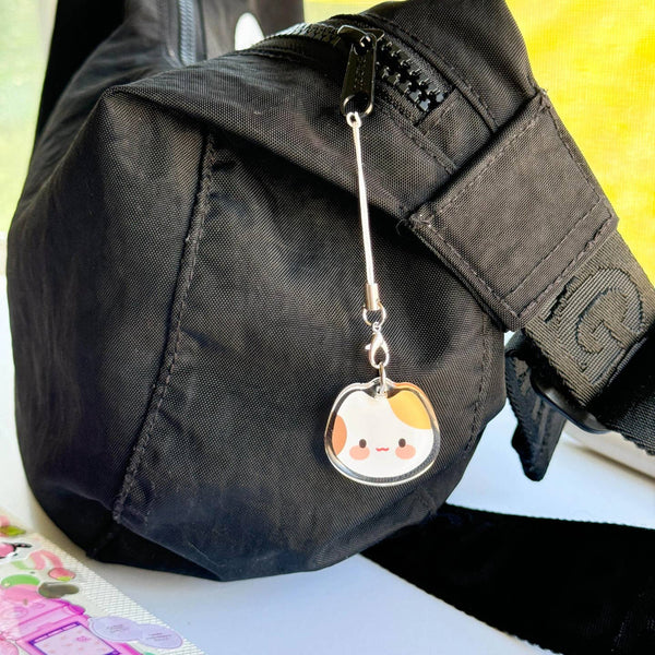 Calico Cat Acrylic Phone Charm