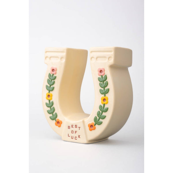Horseshoe Ceramic Vase