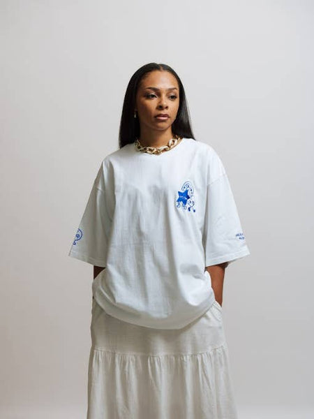 Kazoku: Embroidered Short Sleeve T-Shirt