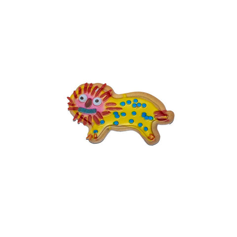 Weird Lion Cookie Magnet
