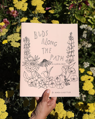 Buds Along the Path - Coloring Book