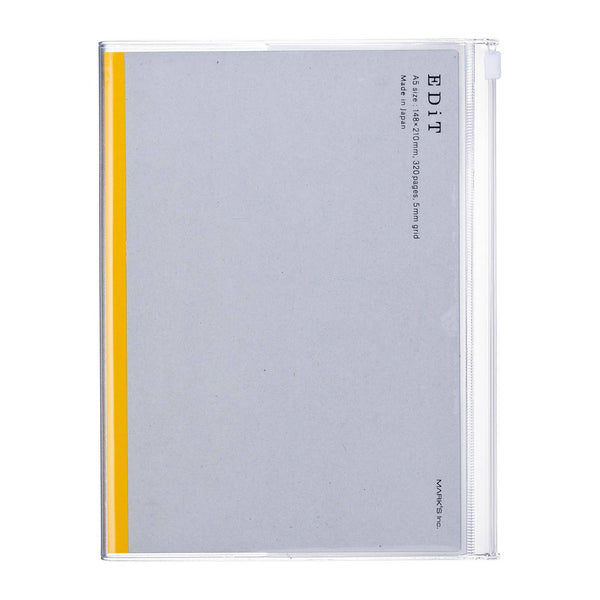A5 Grid EDiT Notebook - Clear