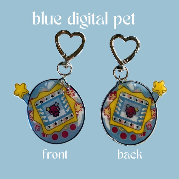 Nostalgic Y2K Charm Keychains - Digi Pets