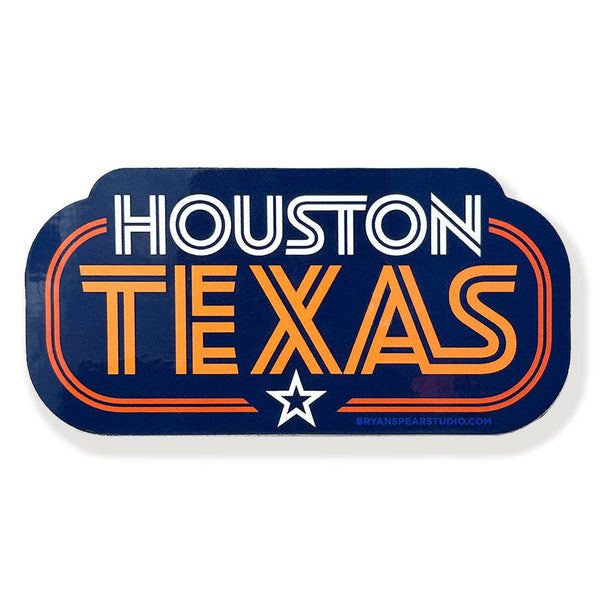 Houston Lines Sticker