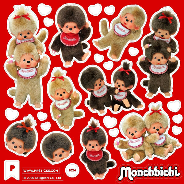 Monchhichi Mix & Match Sticker Set
