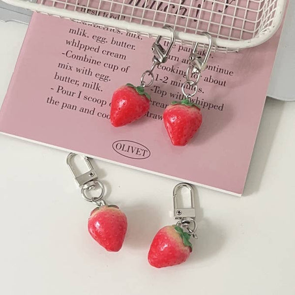 Strawberry Bag Charm
