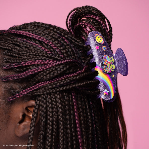 Lisa Frank X Kitsch Glitter Claw Clip in Zoomer™ & Zorbit™