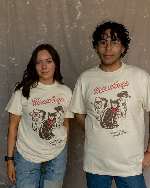 Meowboys Western Tee