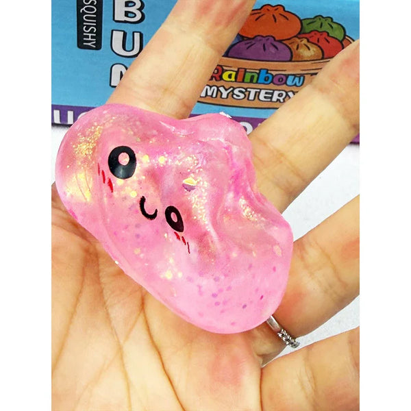 Mystery Mini Glitter Dumpling Squishy with Steamer
