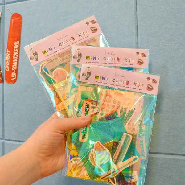 Mini Vintage Mystery Ephemera Craft Kit