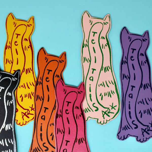 Cat Tails Bookmark - Lilac