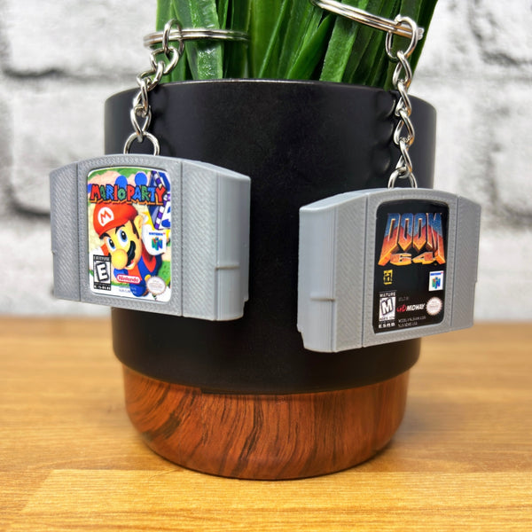 N64 Game Cart Keychains