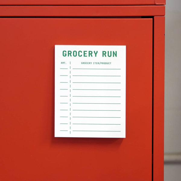 Grocery Run Small Notepad