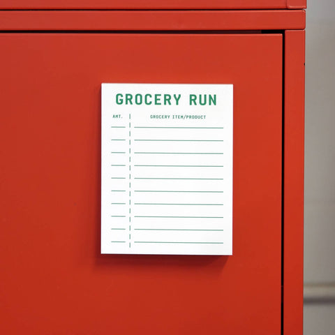 Grocery Run Small Notepad