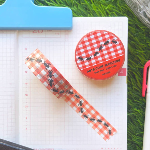 Ants Come Marching Washi Tape (15mm x 10mm)