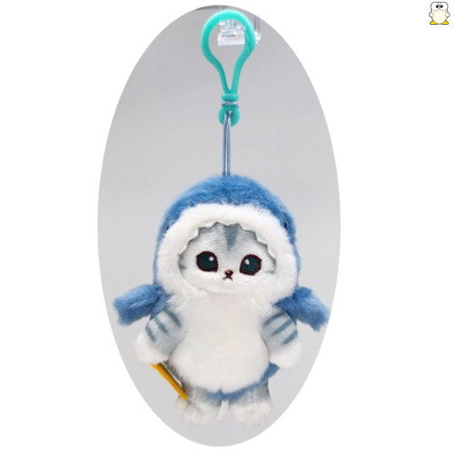 Mofusand Shark Costume Keychain