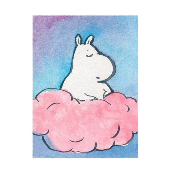 Moomin On A Cloud Mini Print