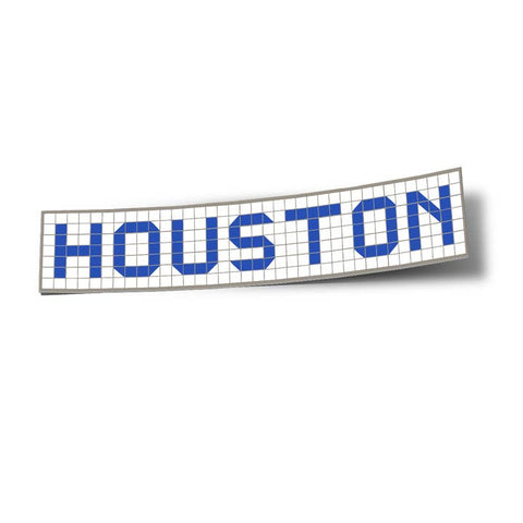 Houston Blue Tile Sticker