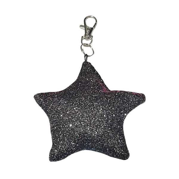 Holographic Glitter Star Bag Charm